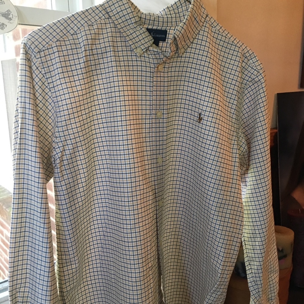 Ralph Lauren Boys Long Sleeve Shirt, Sz 14-16